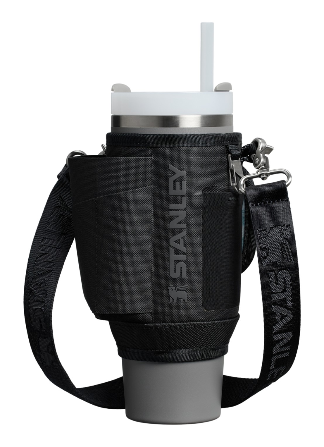 Stanley All-Day Quencher Carry-All crossbodytas voor 0,89 liter thermosfles - voorkant 5 zwart
