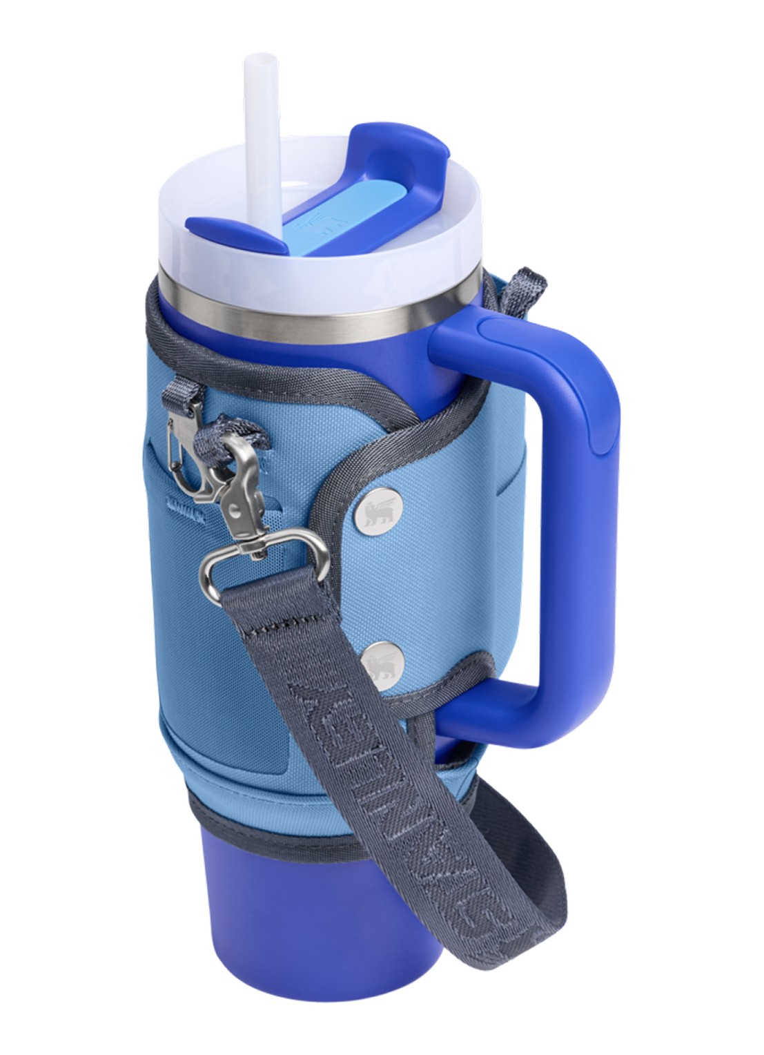 Stanley All-Day Quencher® Carry-All crossbodytas voor 0,89 liter thermosfles - achterkant donkerblauw