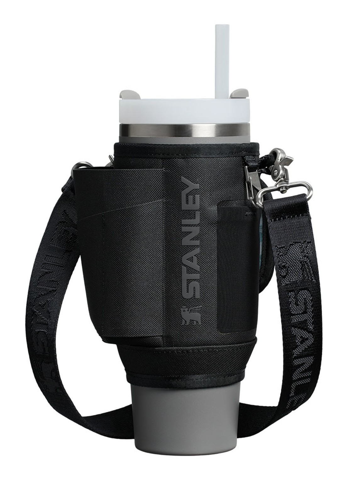 Stanley All-Day Quencher Carry-All crossbodytas voor 1,18 liter thermosfles - voorkant 2 zwart