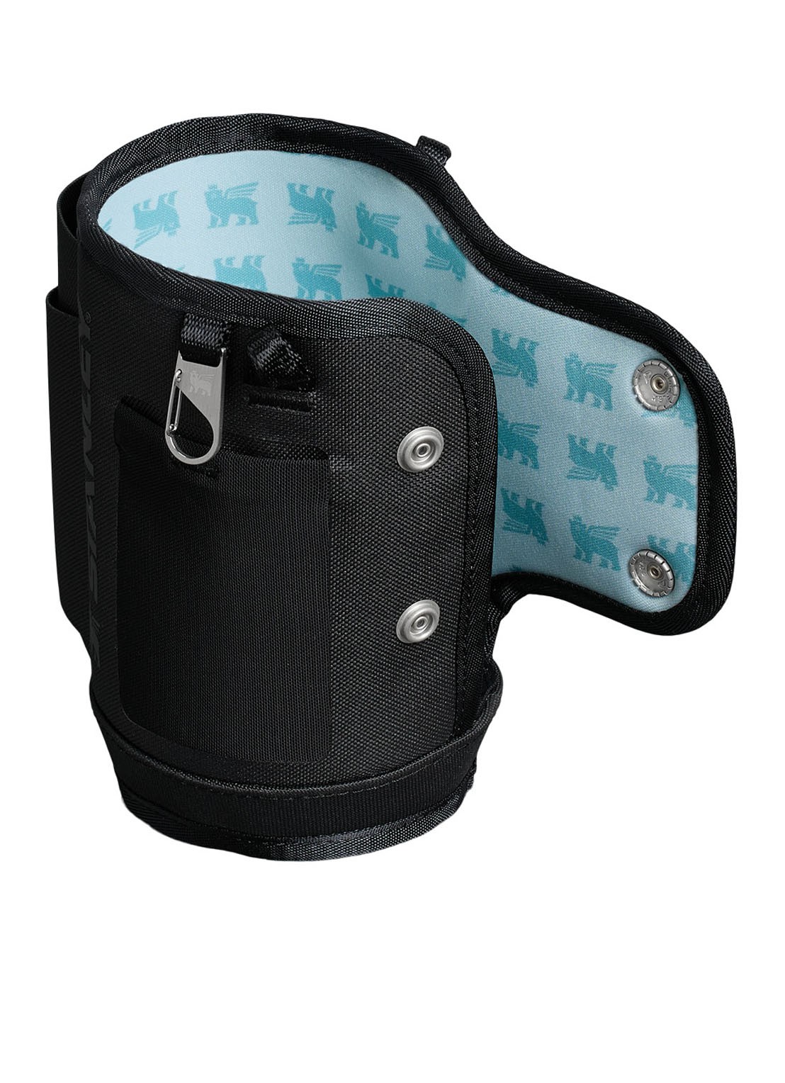 Stanley All-Day Quencher Carry-All crossbodytas voor 1,18 liter thermosfles - voorkant 3 zwart