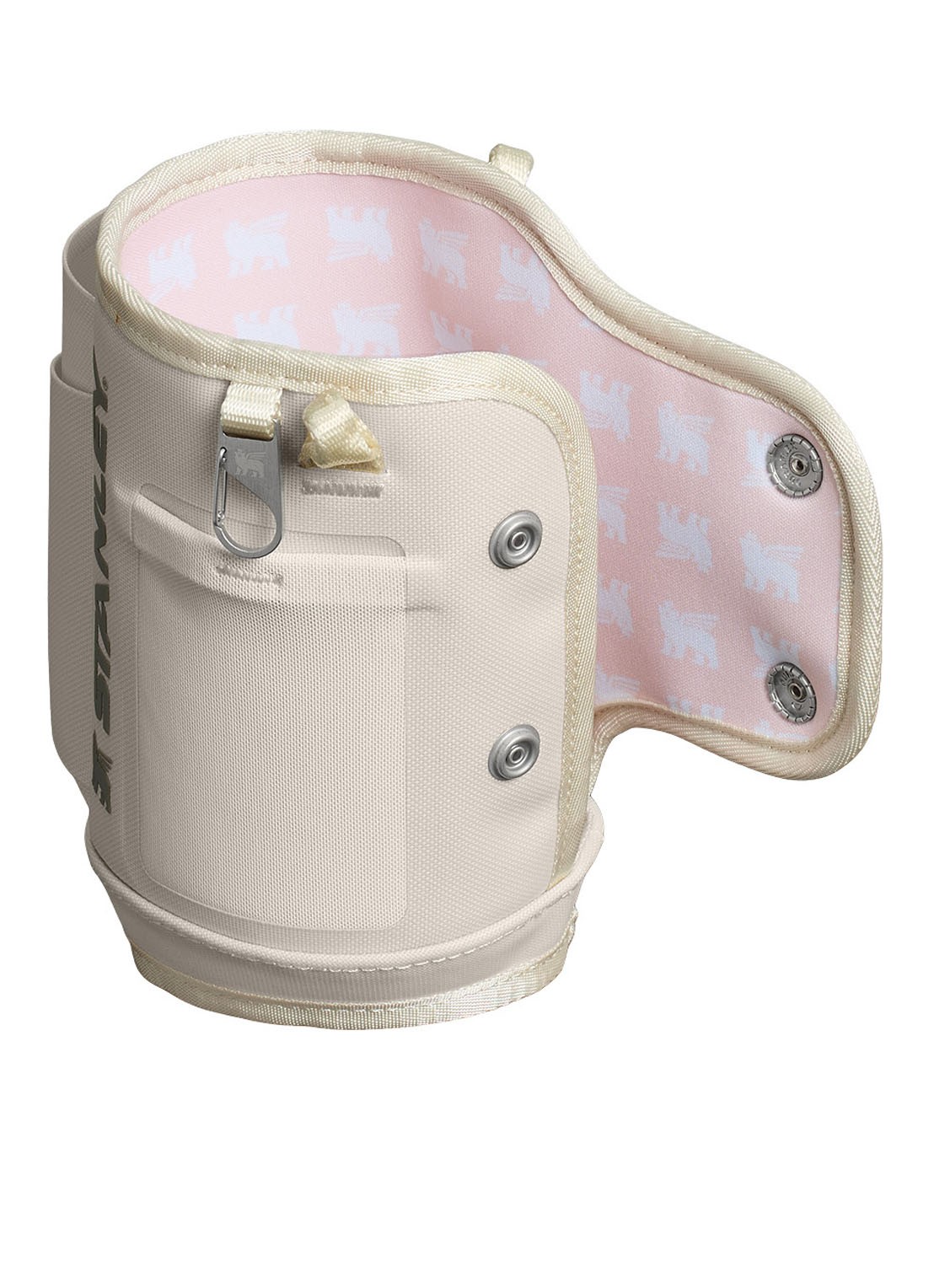 Stanley All-Day Quencher Carry-All crossbodytas voor 1,18 liter thermosfles - voorkant 2 creme