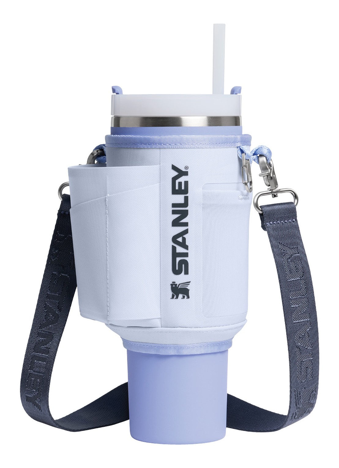 Stanley All-Day Quencher Carry-All crossbodytas voor 1,18 liter thermosfles - voorkant blauw