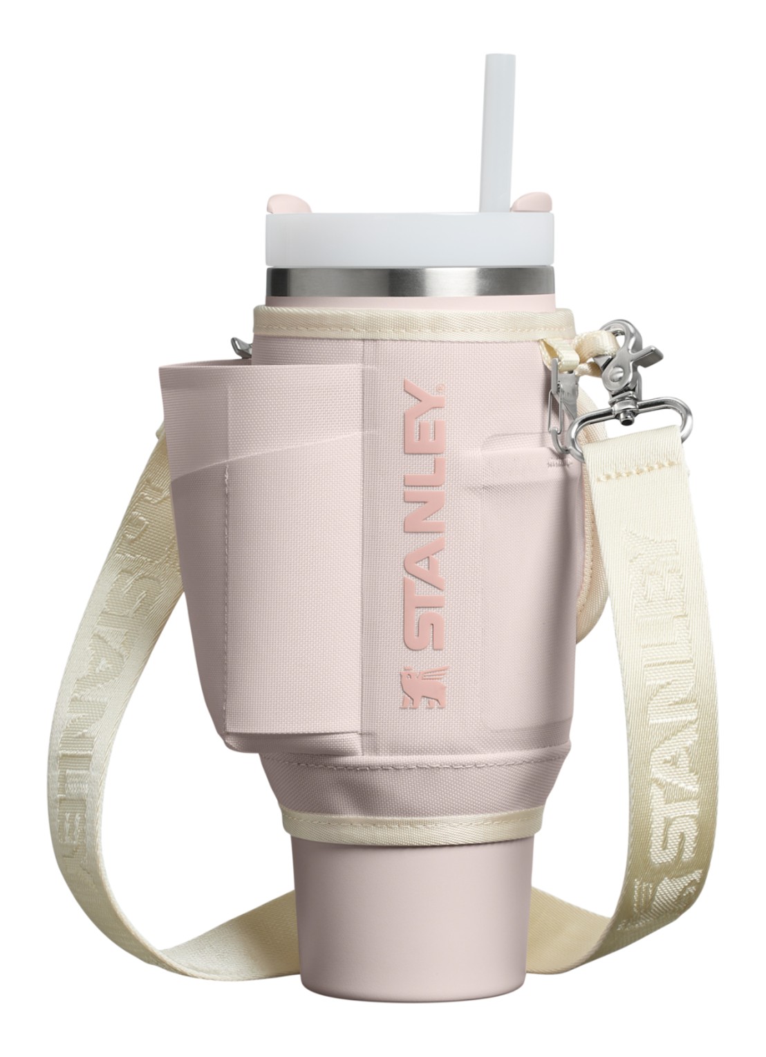 Stanley De All-Day Quencher® Carry-All crossbodytas voor 0,89 liter thermofles - voorkant lichtroze