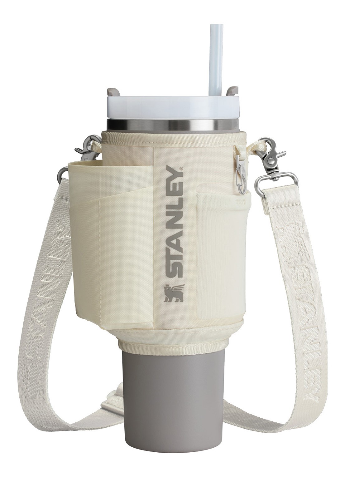 Stanley De All-Day Quencher® Carry-All crossbodytas voor 1,18 liter thermofles - voorkant 2 cream / beige