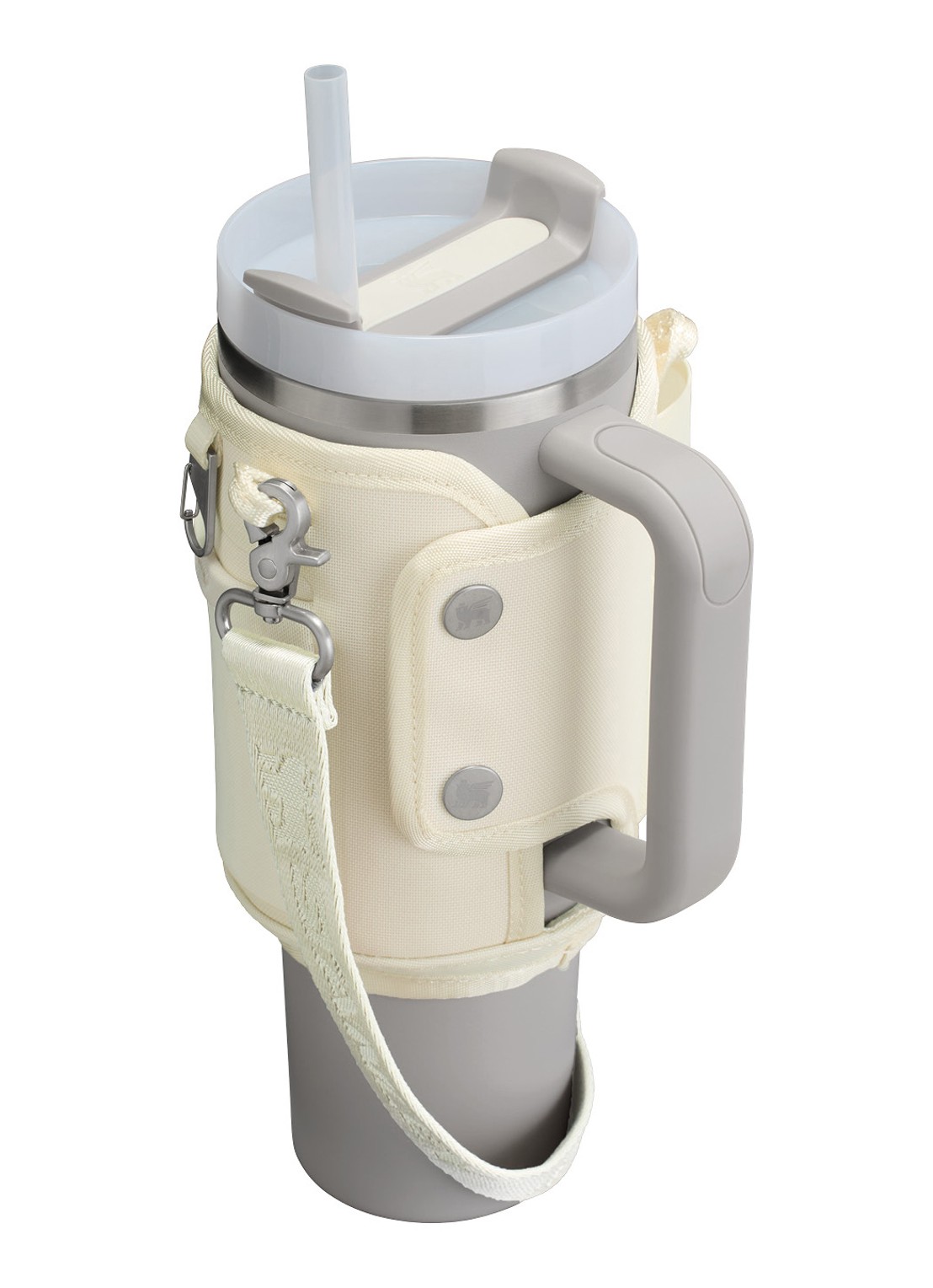 Stanley De All-Day Quencher® Carry-All crossbodytas voor 1,18 liter thermofles - voorkant 3 cream / beige