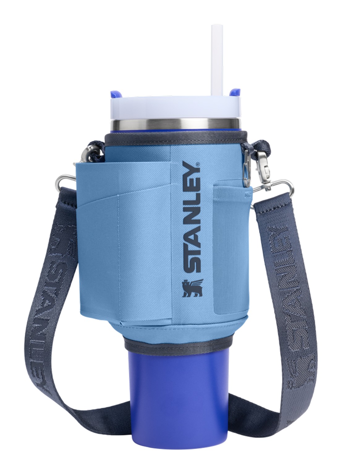 Stanley De All-Day Quencher® Carry-All voor 1,18 liter thermofles - voorkant 2 donkerblauw
