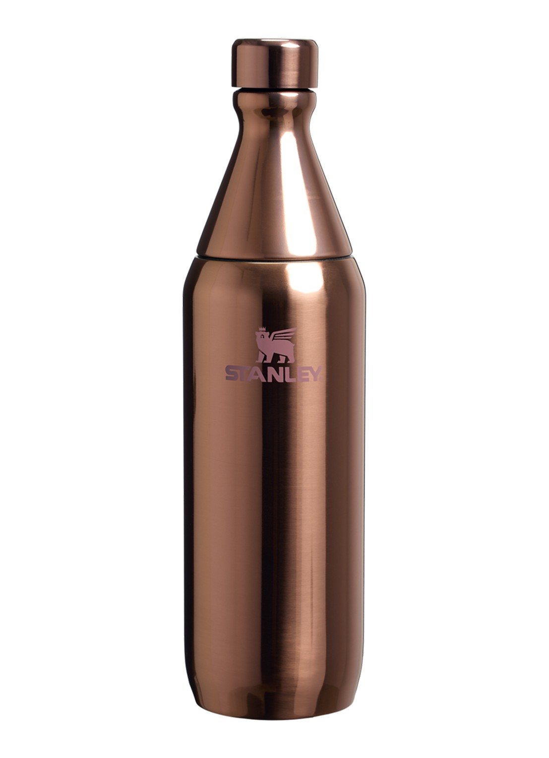 Stanley De All Day Slim waterfles 0,6 liter - voorkant 2 oudroze
