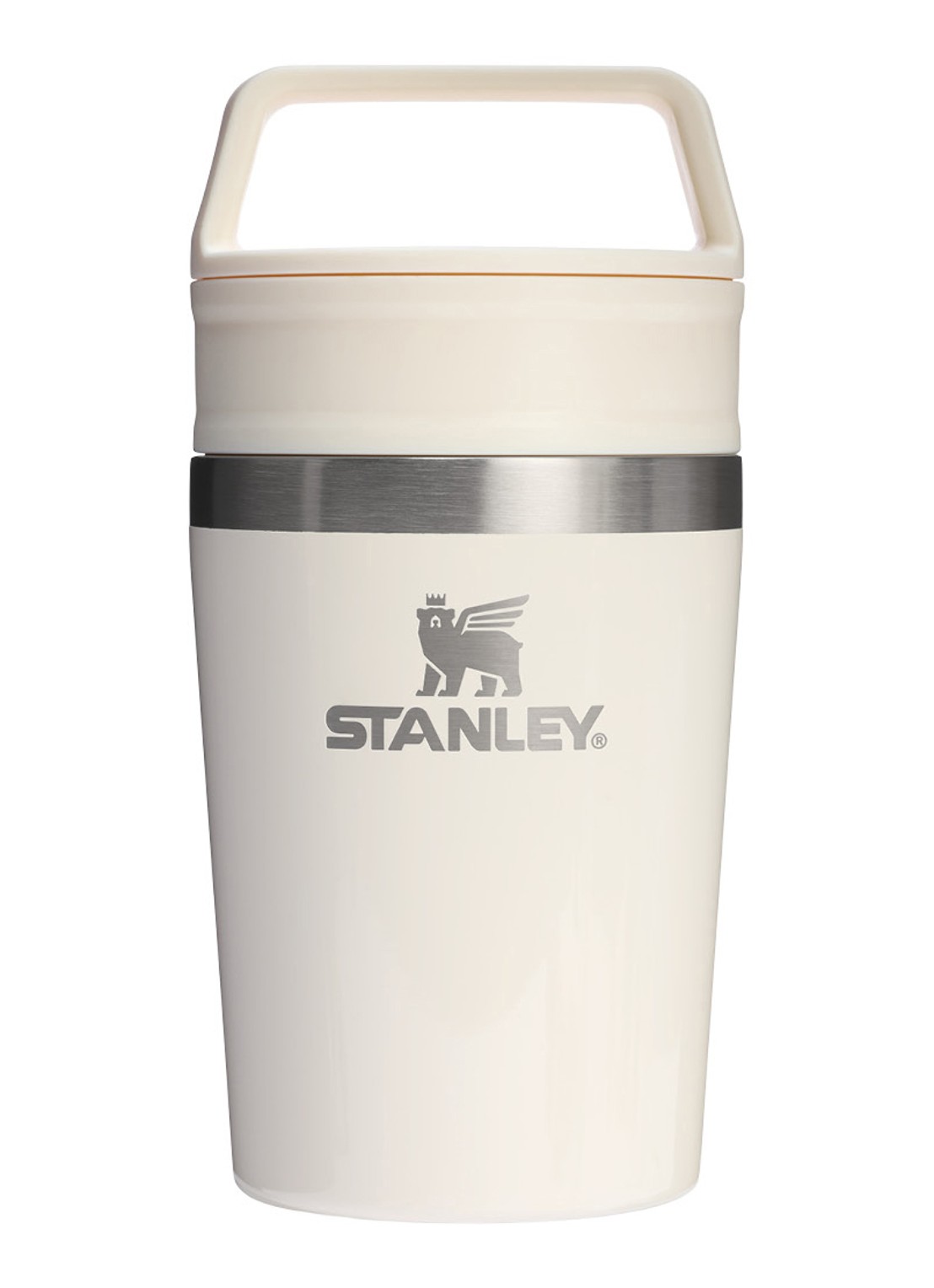 Stanley De Café-To-Go Travel thermosbeker 0,23 liter - voorkant 2 cream gloss / gebroken wit