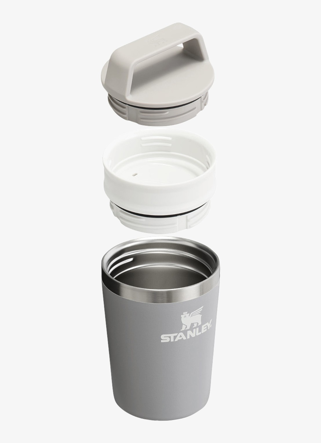 Stanley De Café-To-Go Travel thermosbeker 0,23 liter - voorkant 2 ash / grijs