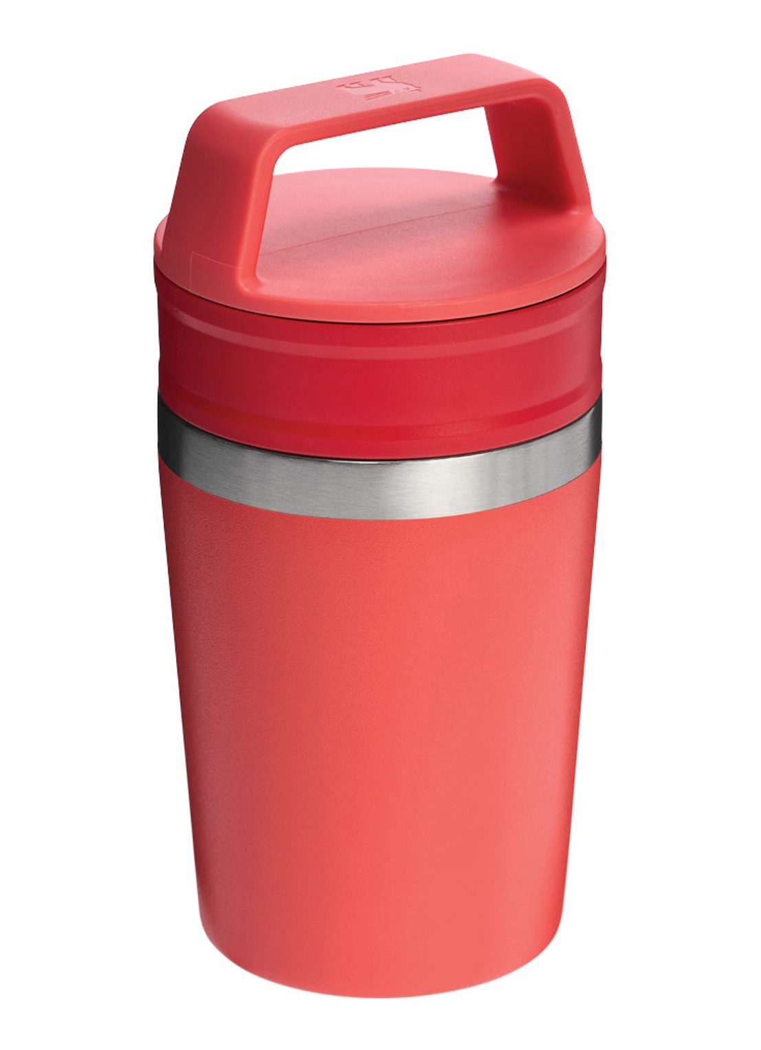 Stanley De Café-To-Go Travel thermosbeker 0,23 liter - achterkant 3 hot coral / koraalrood