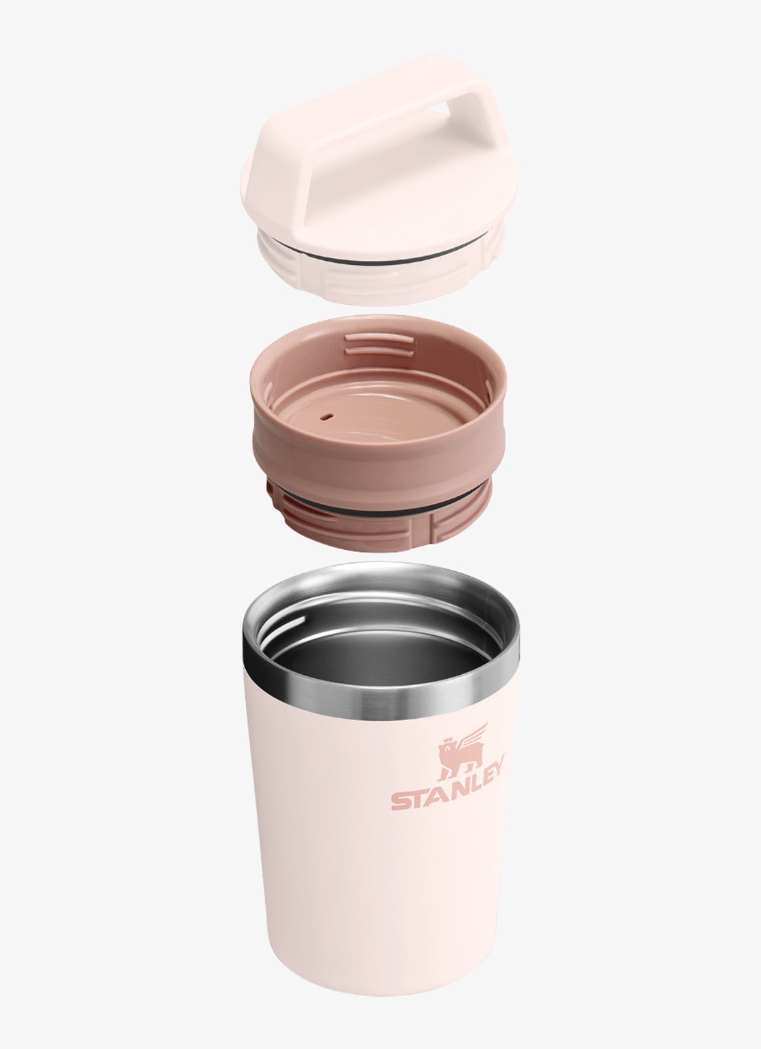 Stanley De Café-To-Go Travel thermosbeker 0,23 liter - voorkant 2 rose quartz / lichtroze