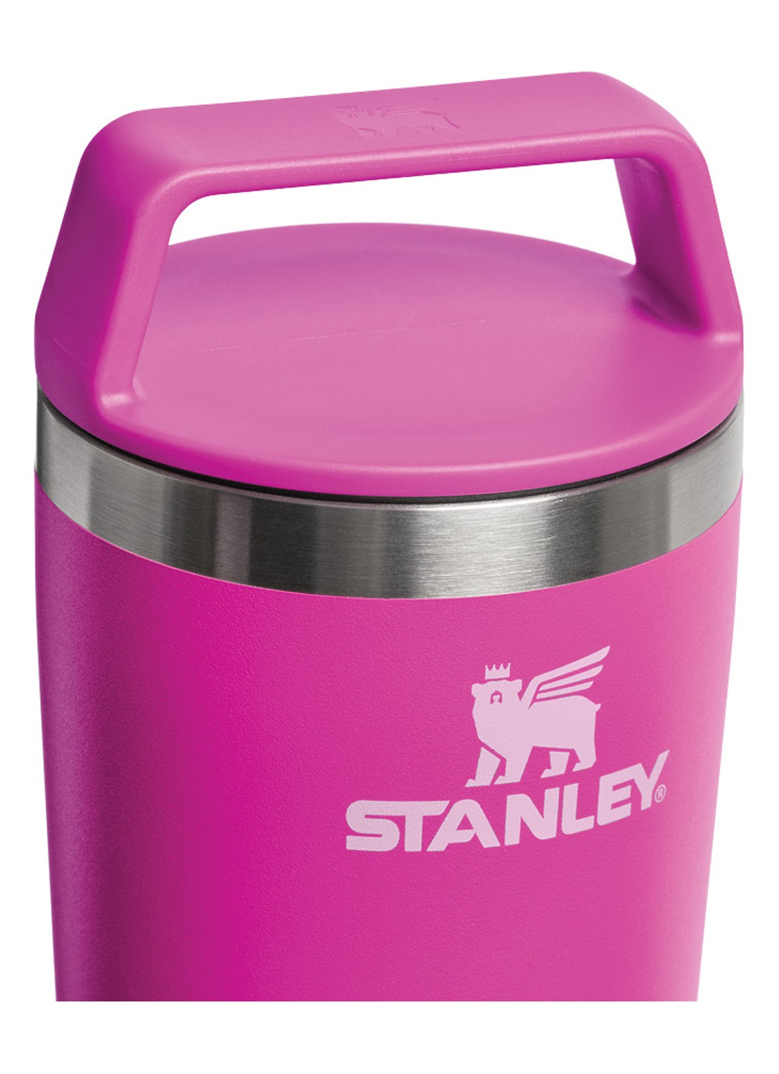 Stanley De Café-To-Go Travel thermosbeker 0,23 liter - achterkant 3 fuchsia