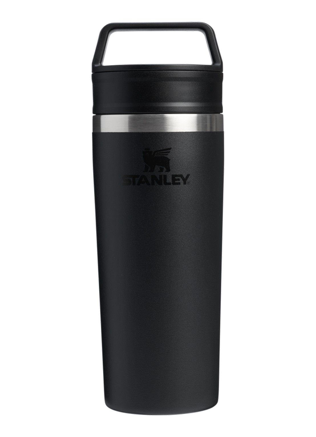 Stanley De Café-To-Go Travel thermosbeker 0,23 liter - voorkant 2 zwart