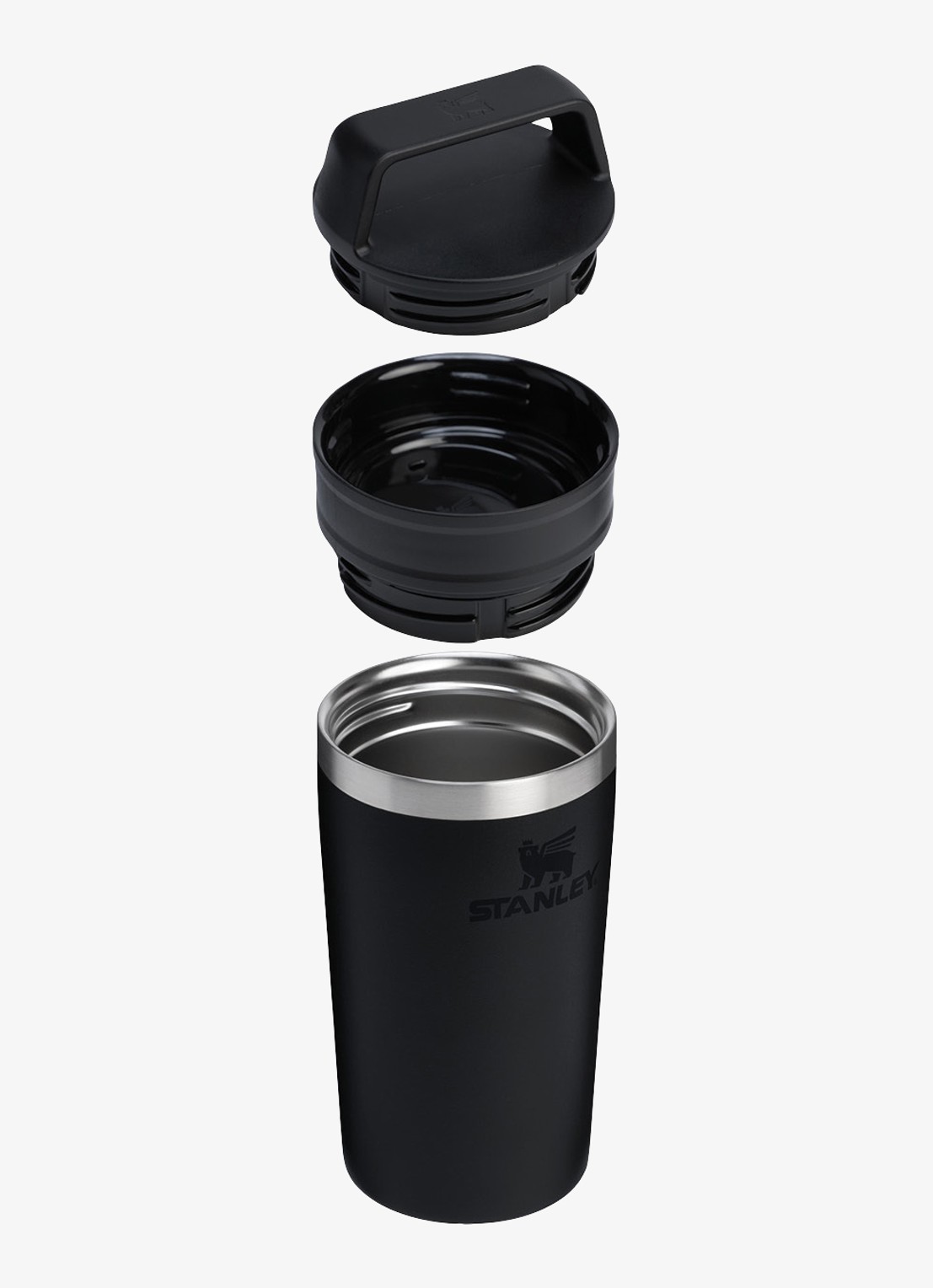 Stanley De Café-To-Go Travel thermosbeker 0,35 liter - voorkant 2 black / zwart