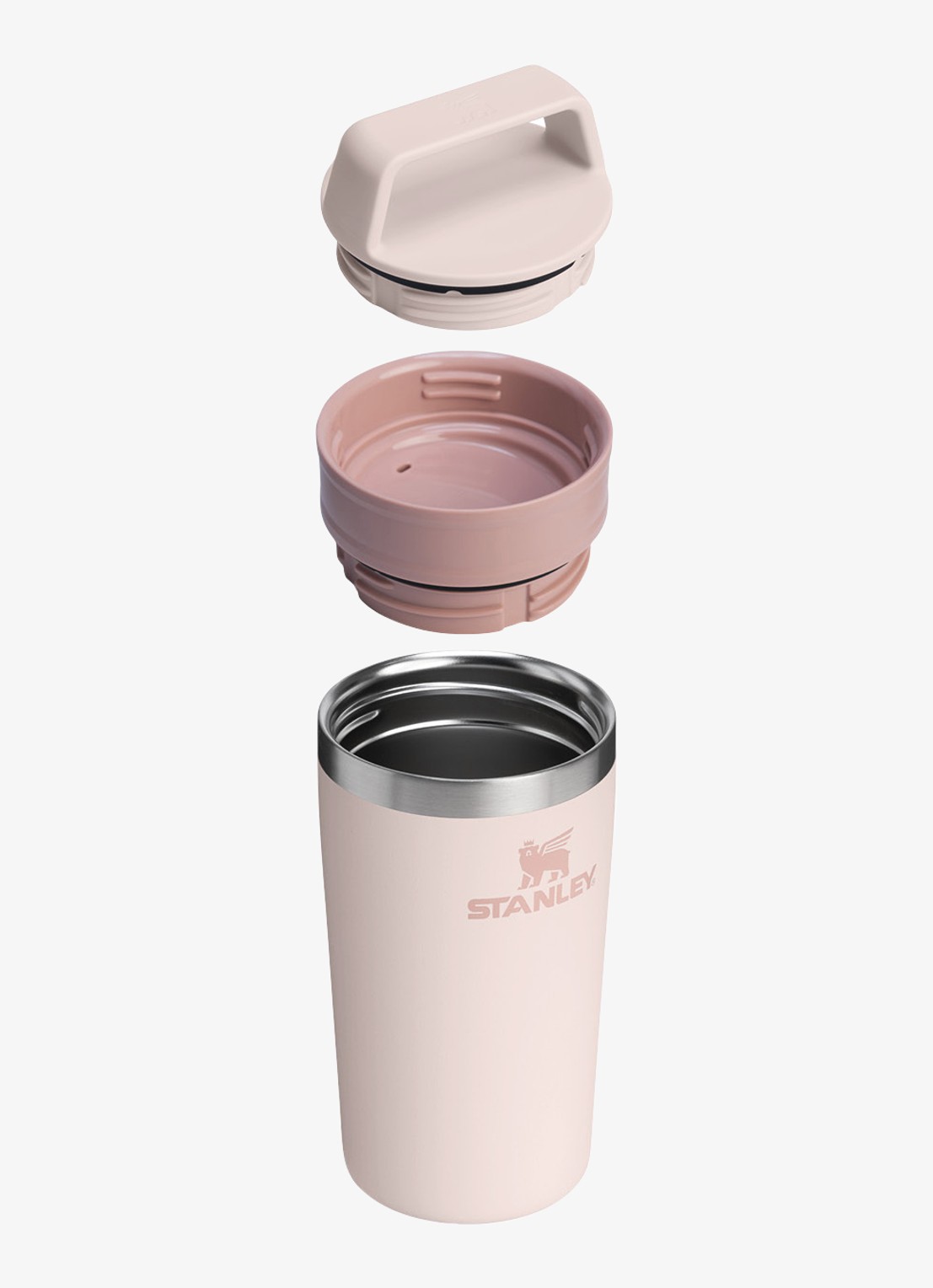 Stanley De Café-To-Go Travel thermosbeker 0,35 liter - voorkant 3 rose quartz / lichtroze