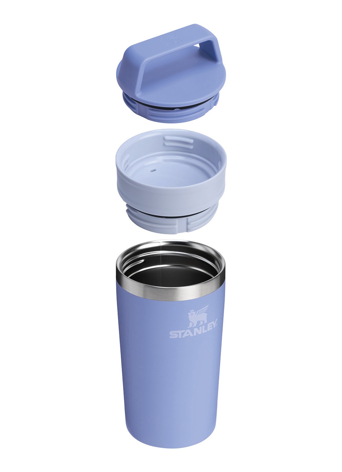 Stanley De Café-To-Go Travel thermosbeker 0,35 liter - voorkant 3 hydrangea / lila