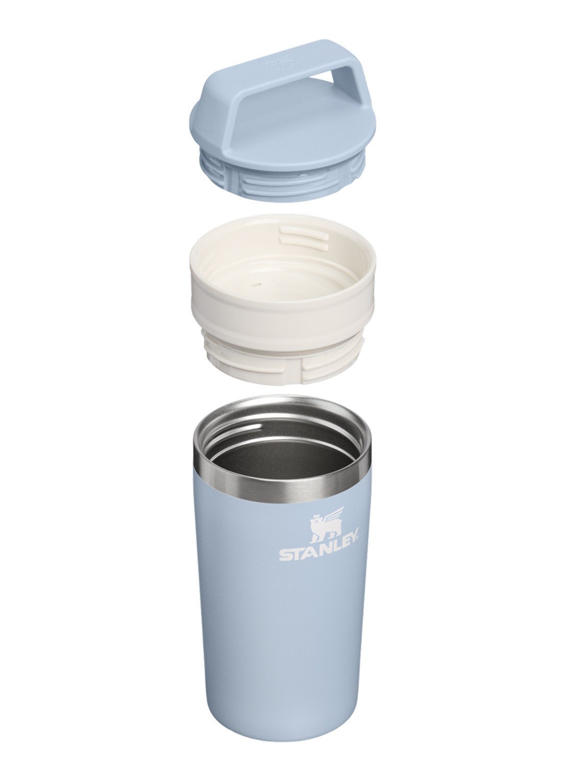 Stanley De Café-To-Go Travel thermosbeker 0,35 liter - achterkant blauw