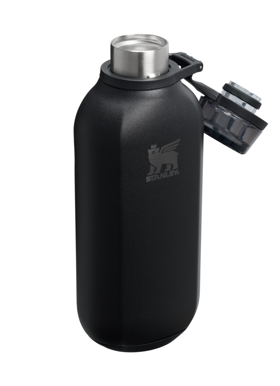 Stanley De Clutch waterfles 47 cl  - detail zwart