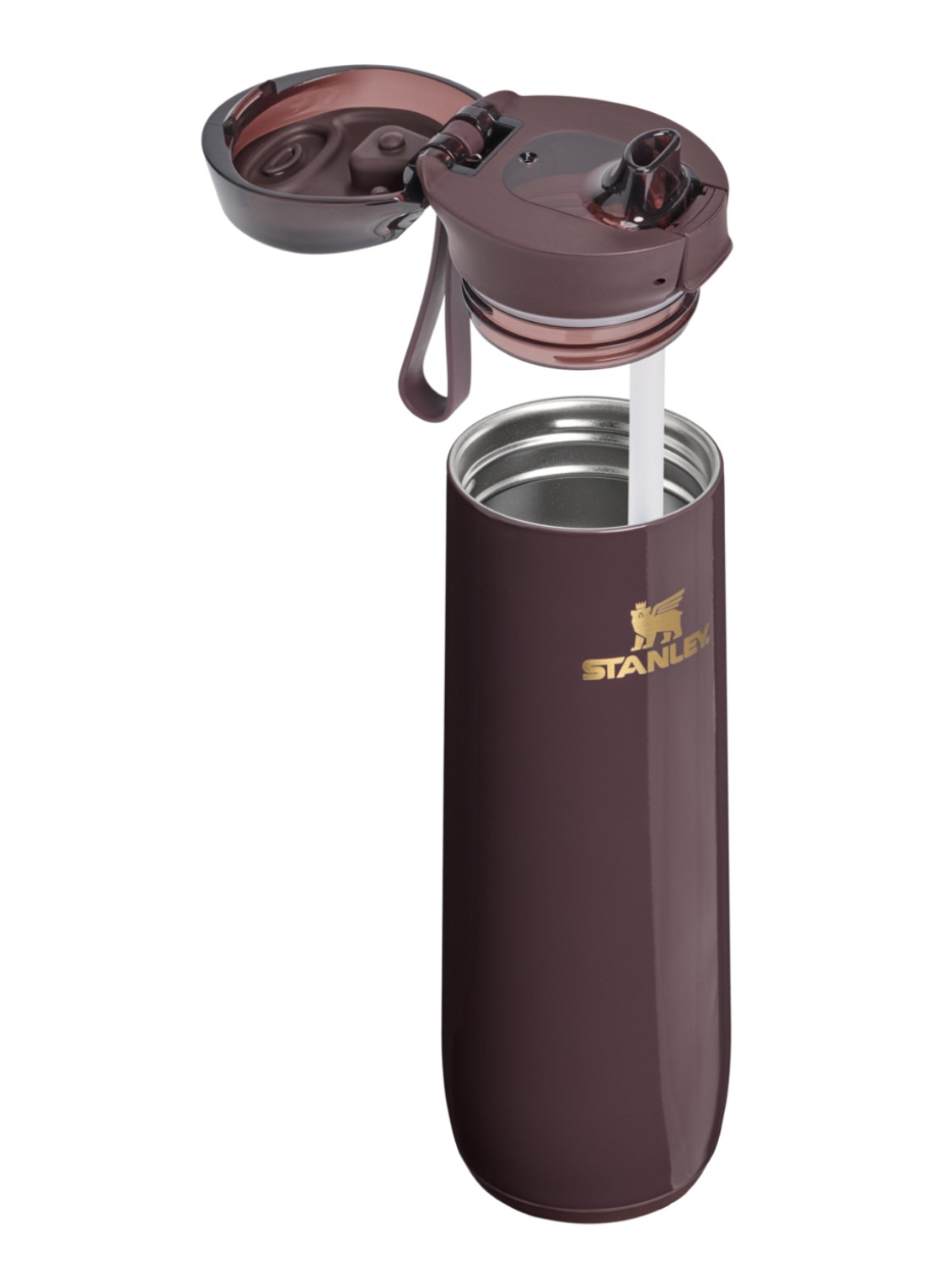Stanley De Flowstate™ Spring waterfles 0,59 liter - detail 4 aubergine