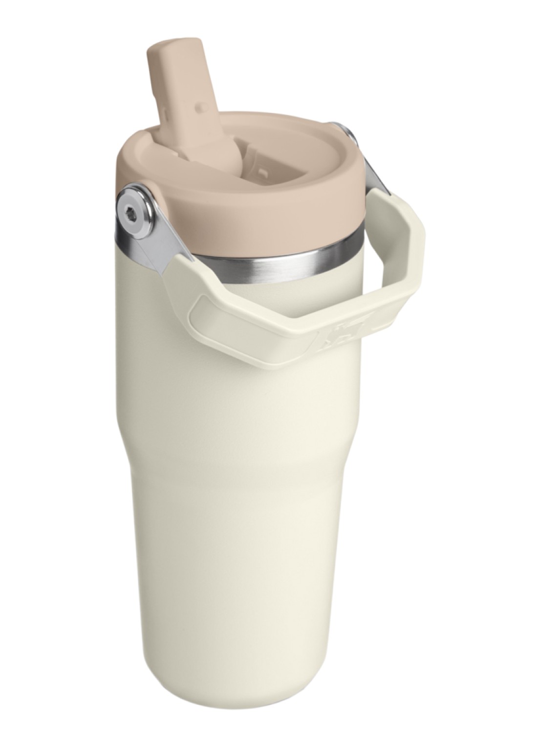 Stanley De IceFlow™ Flip Straw 2.0 waterfles 0,41 liter - achterkant wit