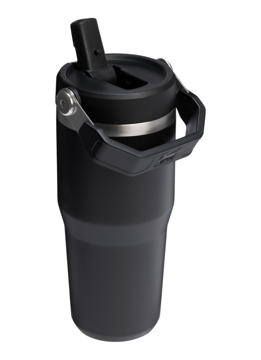 Stanley De IceFlow™ Flip Straw 2.0 waterfles 0,41 liter - achterkant zwart
