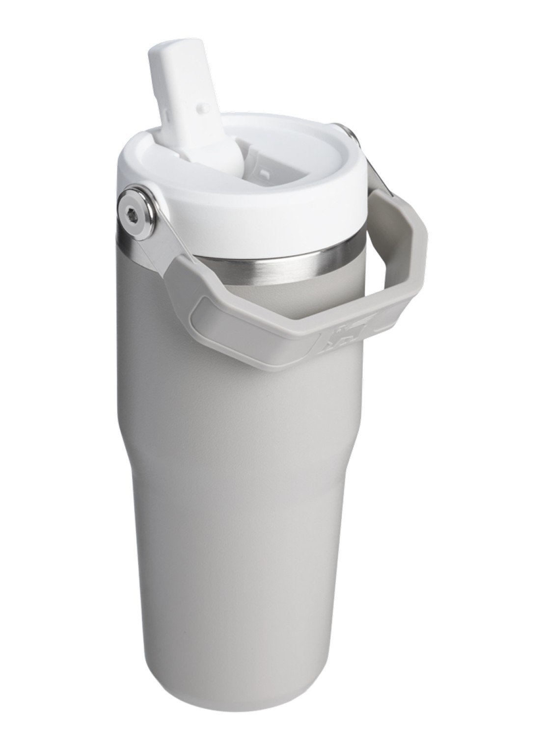 Stanley De IceFlow™ Flip Straw 2.0 waterfles 0,41 liter - achterkant grijs