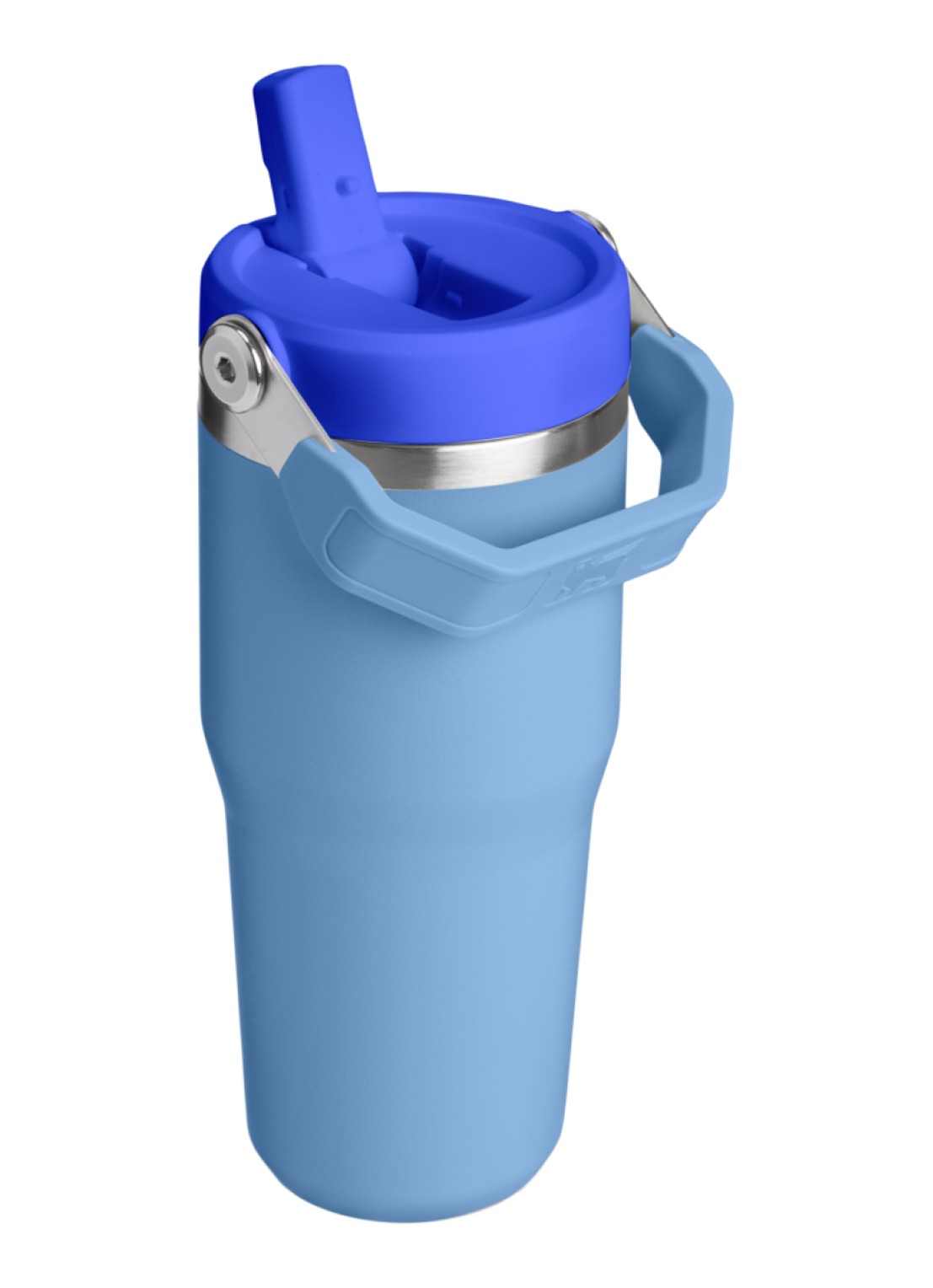 Stanley De IceFlow™ Flip Straw 2.0 waterfles 0,41 liter - achterkant 2 donkerblauw