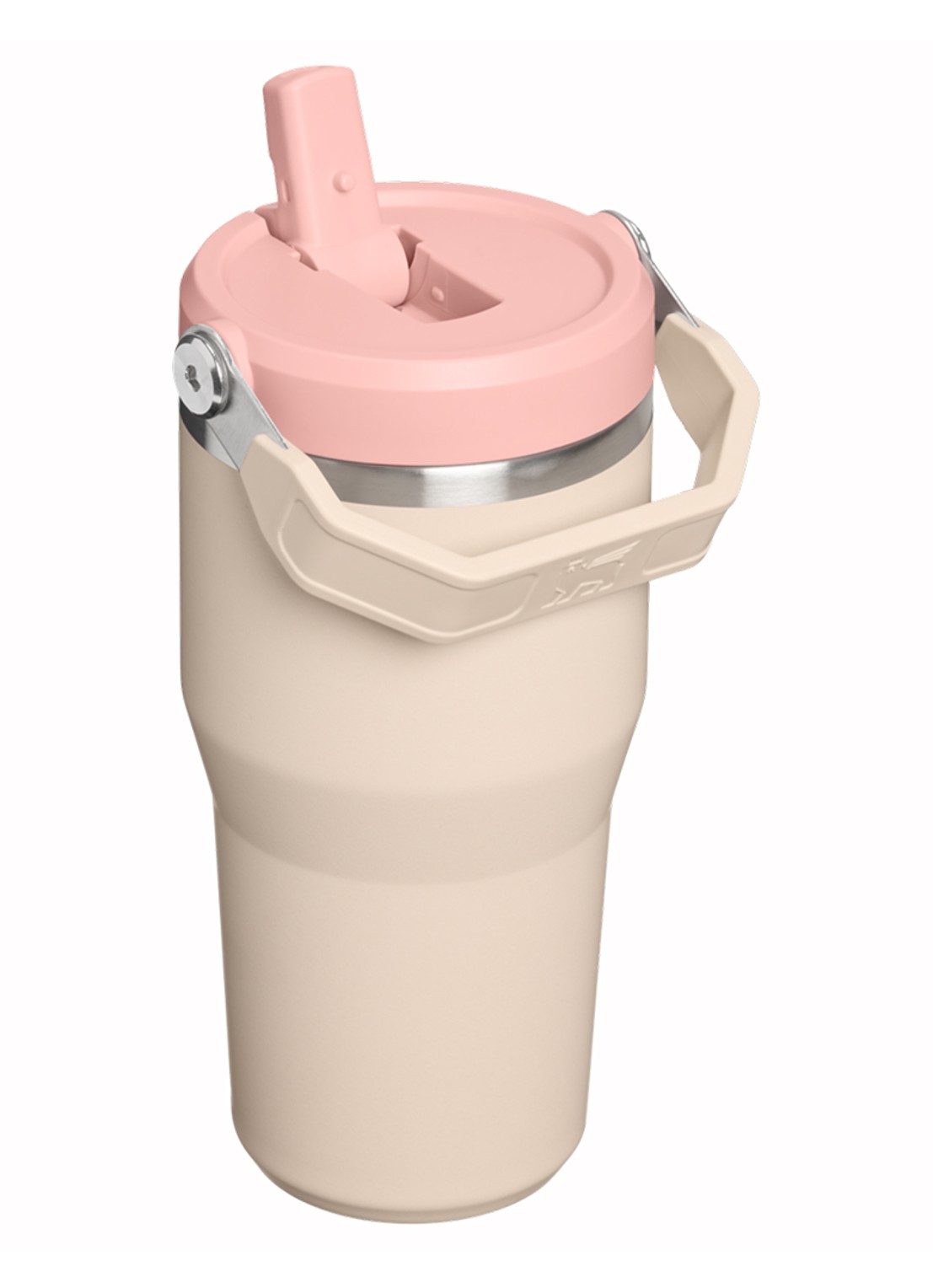 Stanley De IceFlow™ Flip Straw 2.0 waterfles 0,59 liter - achterkant 3 beige