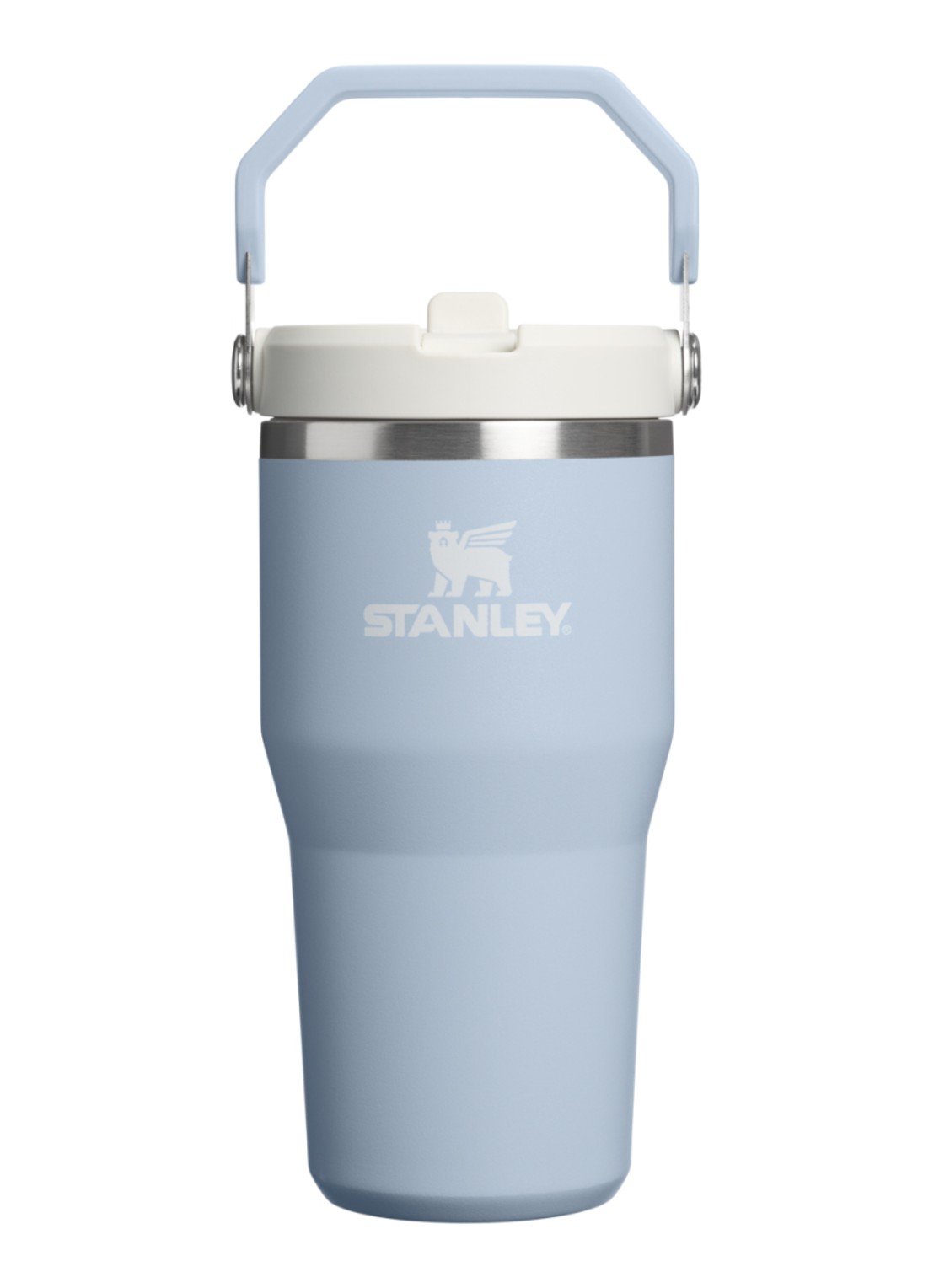Stanley De IceFlow™ Flip Straw 2.0 waterfles 0,59 liter - voorkant blauw