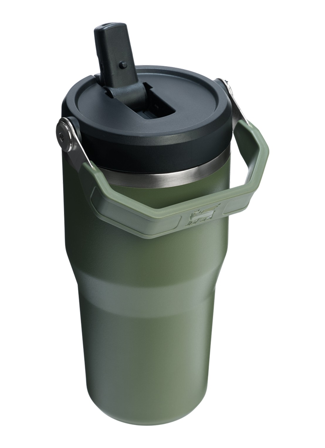Stanley De IceFlow™ Flip Straw 2.0 waterfles 0,59 liter - achterkant groen