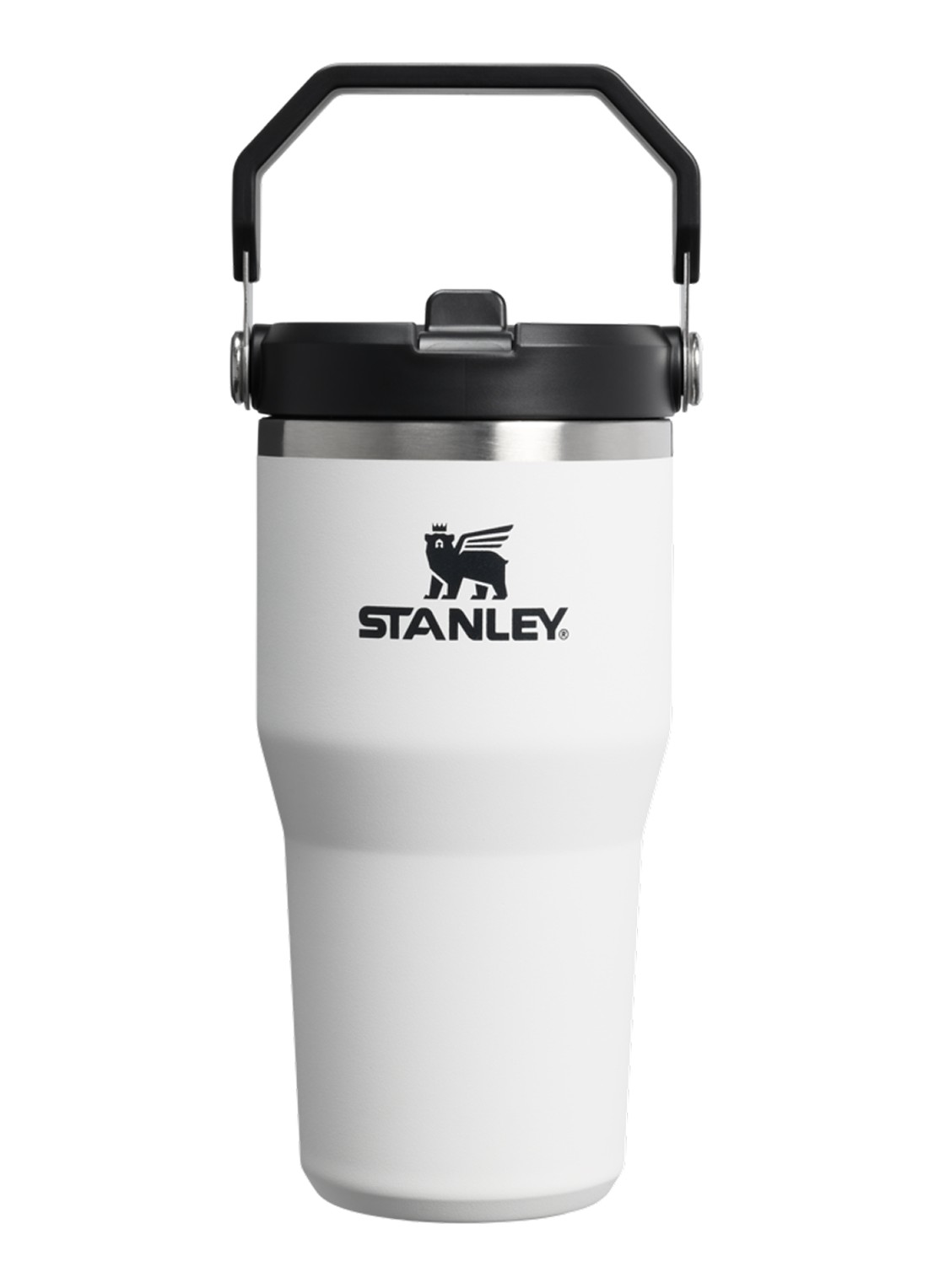 Stanley De IceFlow™ Flip Straw 2.0 waterfles 0,6 liter - voorkant 2 wit