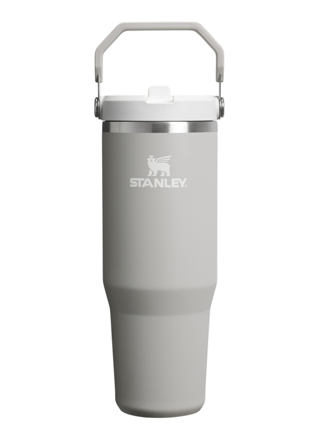 Stanley De IceFlow™ Flip Straw 2.0 waterfles 0,6 liter - voorkant 3 grijs