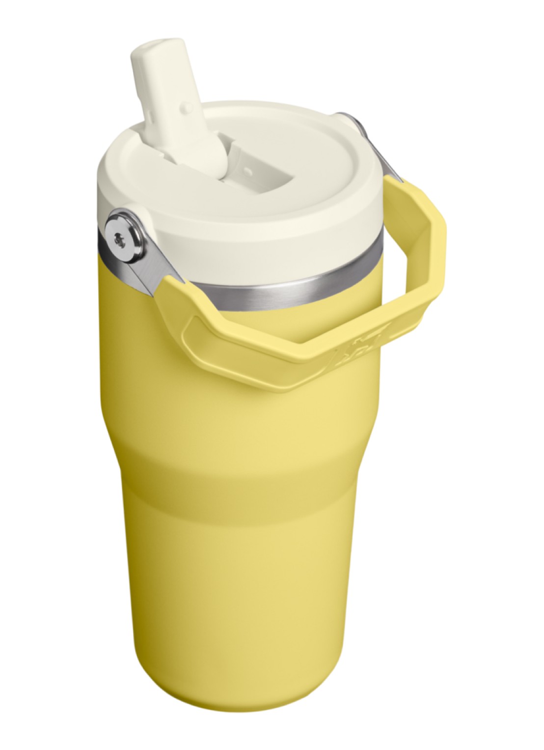 Stanley De IceFlow™ Flip Straw 2.0 waterfles 0,6 liter - achterkant 2 geel