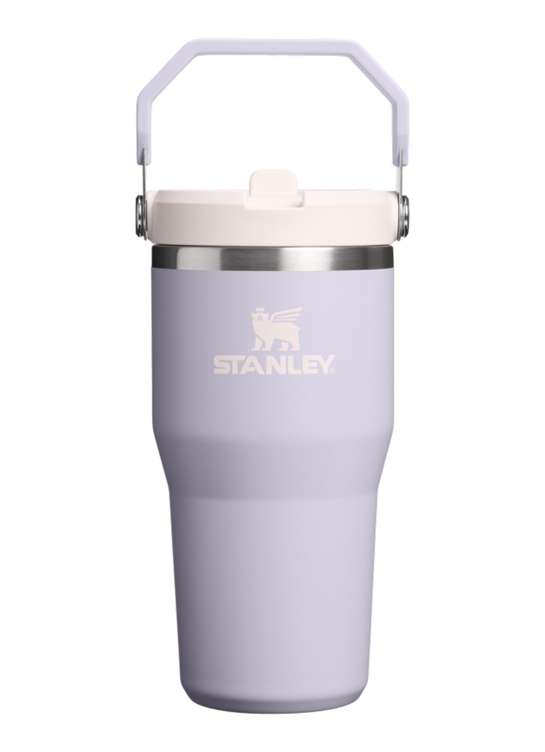 Stanley De IceFlow™ Flip Straw 2.0 waterfles 0,6 liter - voorkant 2 paars