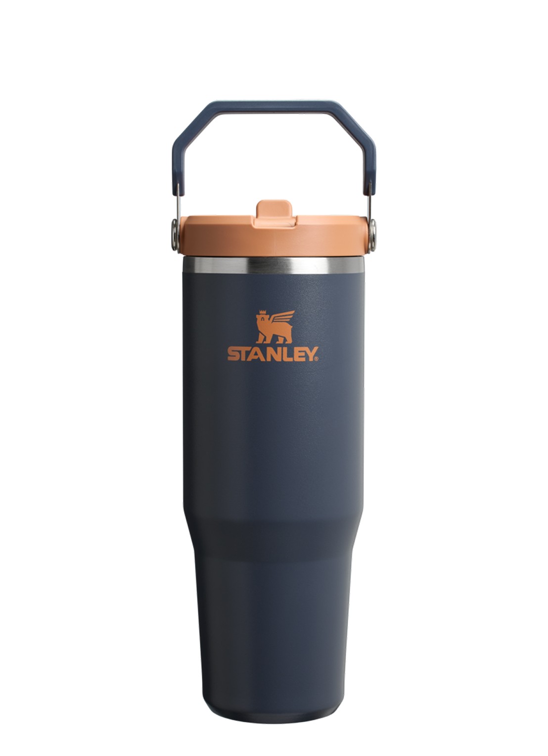 Stanley De IceFlow™ Flip Straw 2.0 waterfles 0,89 liter - voorkant 2 blauw