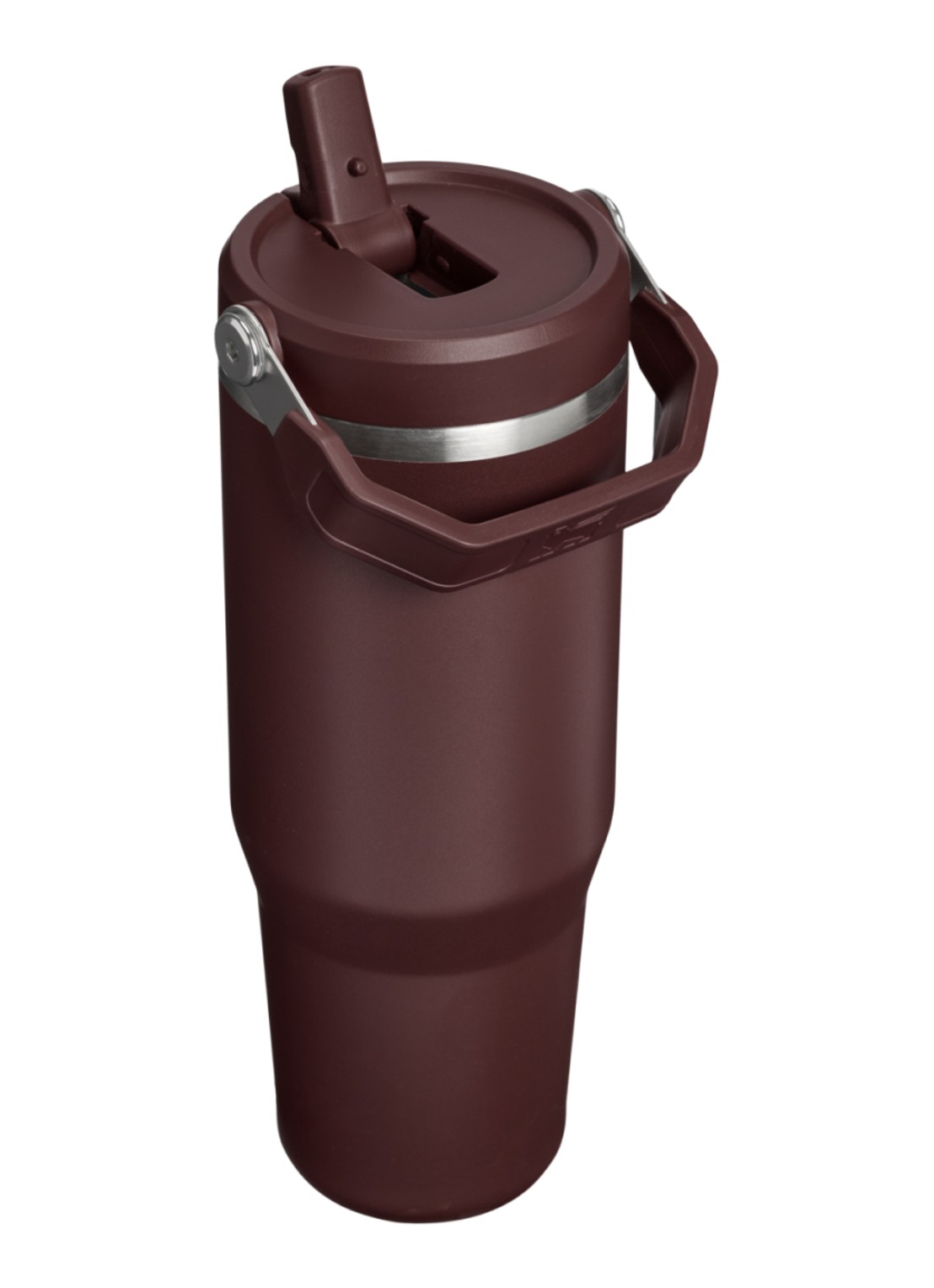 Stanley De IceFlow™ Flip Straw 2.0 waterfles 0,89 liter - achterkant donkerbruin