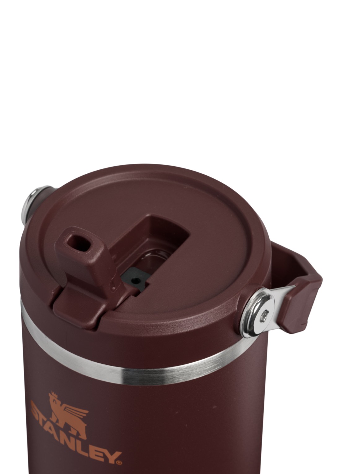 Stanley De IceFlow™ Flip Straw 2.0 waterfles 0,89 liter - detail 2 donkerbruin