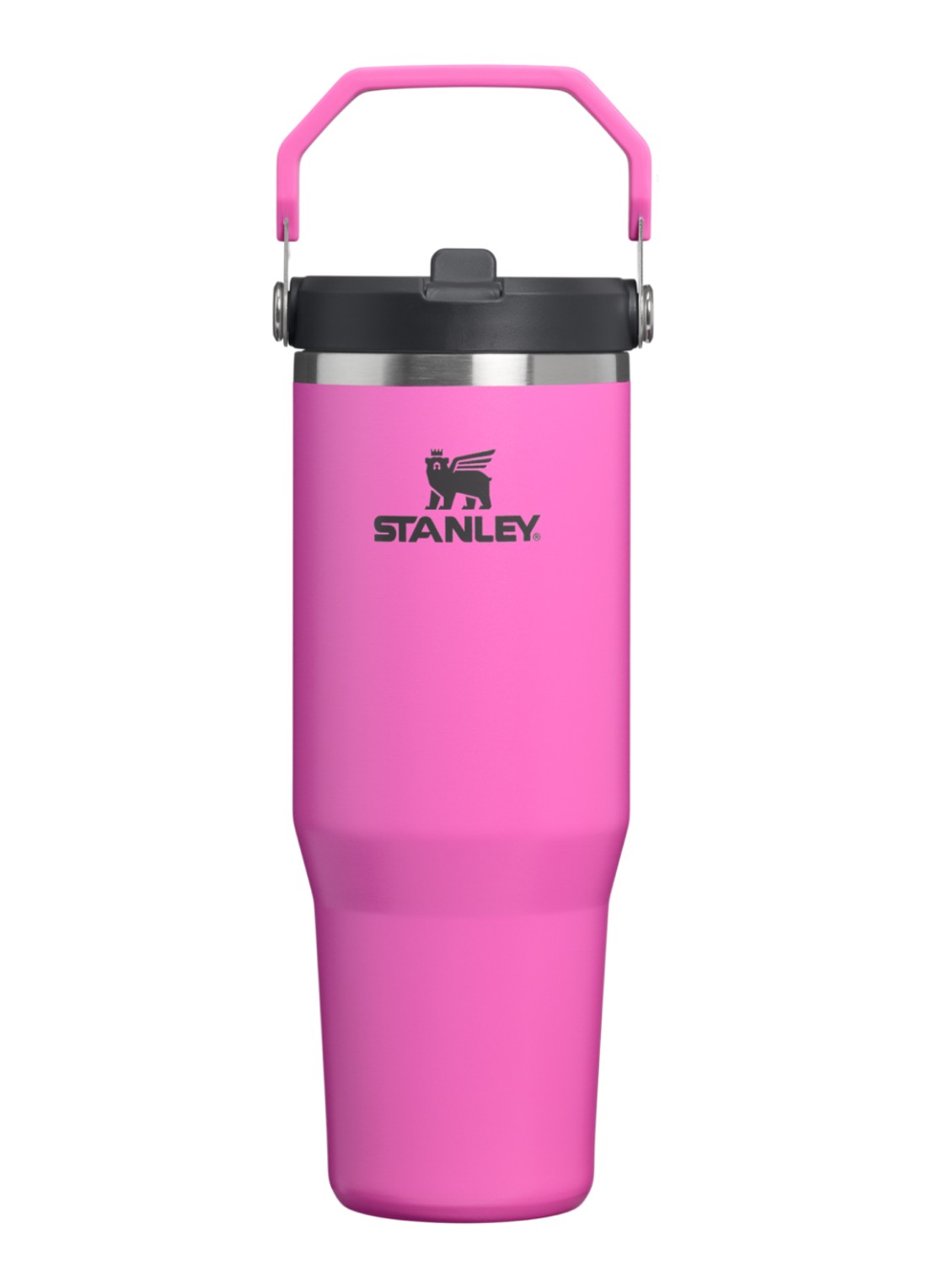 Stanley De IceFlow™ Flip Straw 2.0 waterfles 0,89 liter - voorkant 3 roze