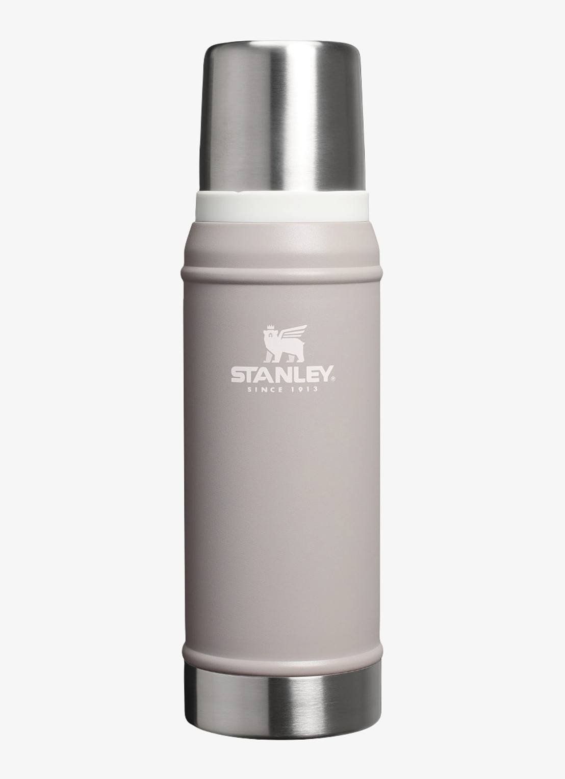 Stanley De Legendary Classic thermosfles 0,75 liter - voorkant ash 2.0 / grijs