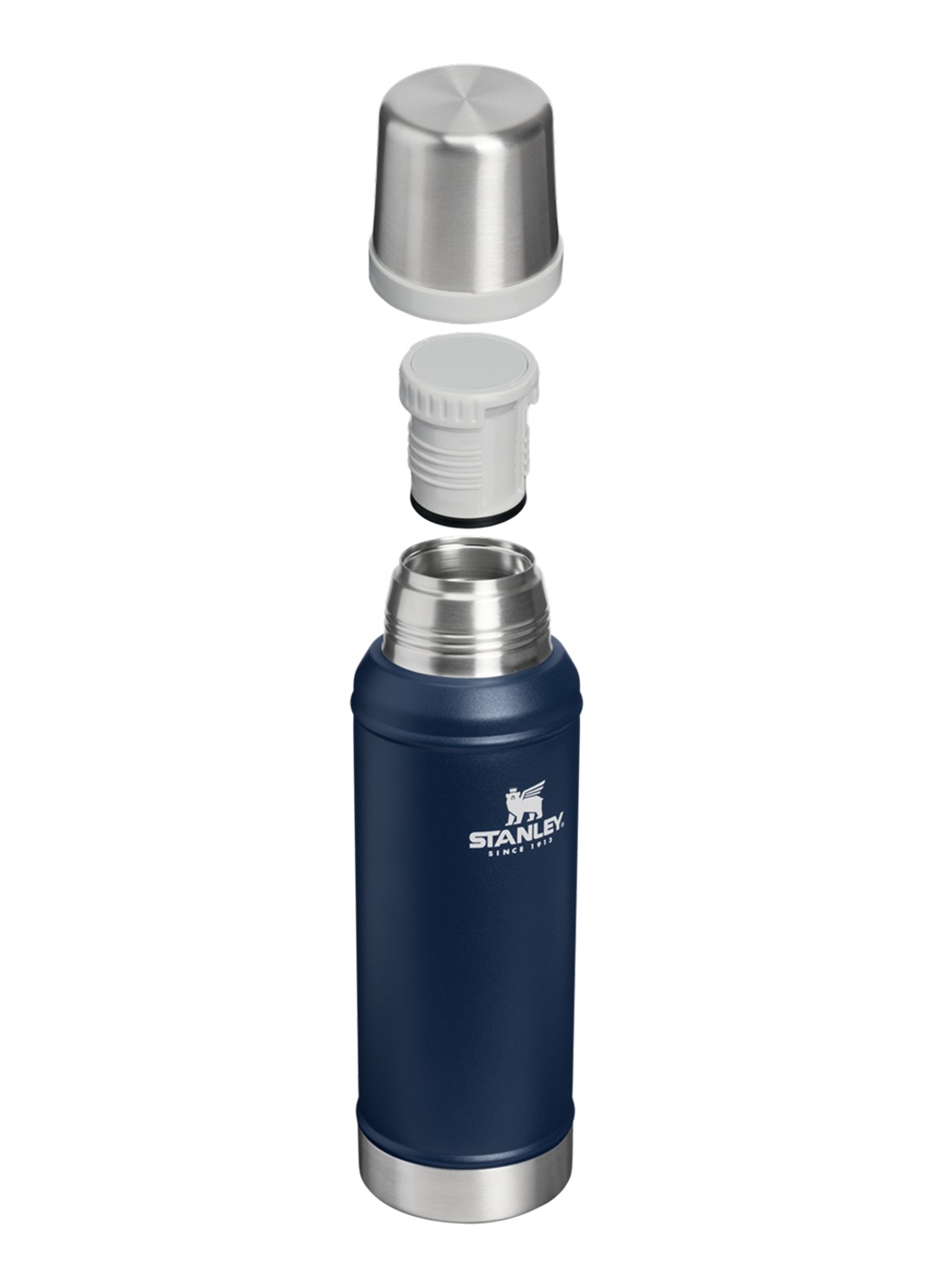 Stanley De Legendary Classic thermosfles 0,94 liter - detail donkerblauw