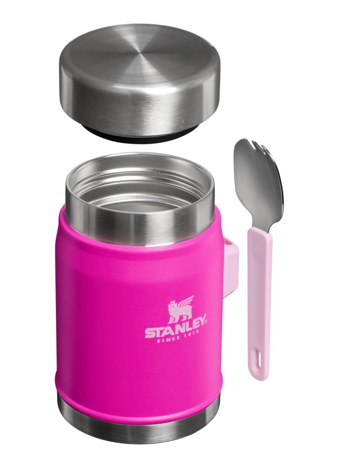 Stanley De Legendary Food Jar + Spork lunchbox 40 cl - detail fuchsia