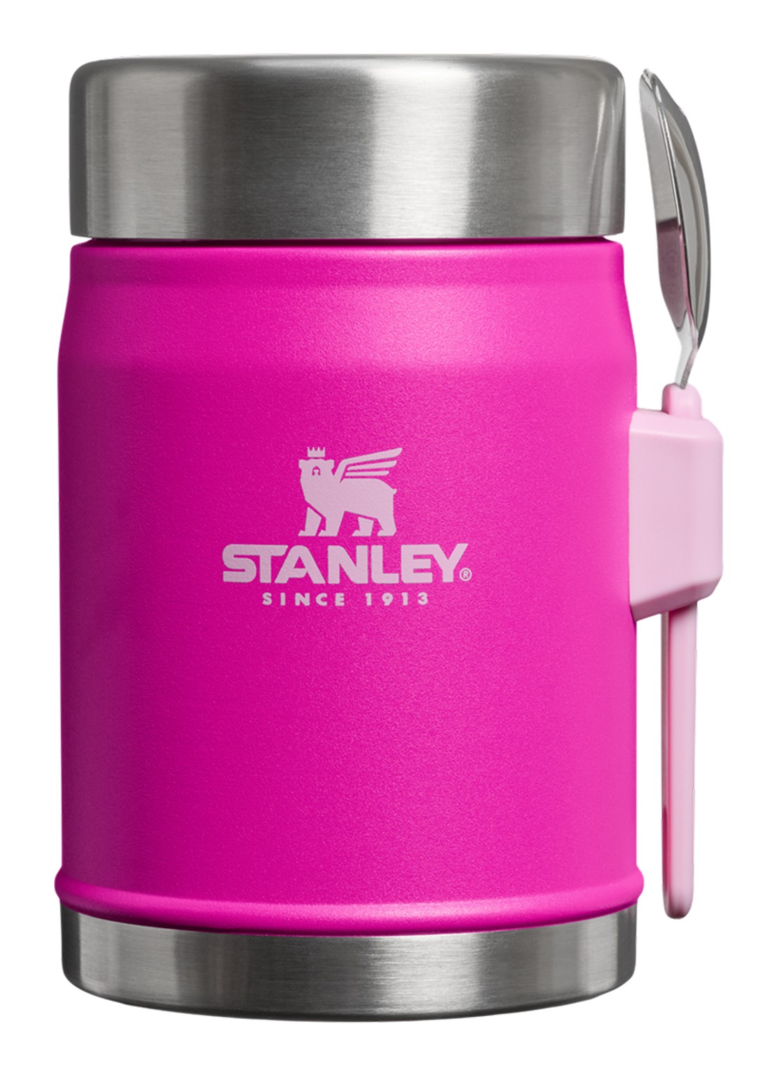 Stanley De Legendary Food Jar + Spork lunchbox 40 cl - voorkant 3 fuchsia