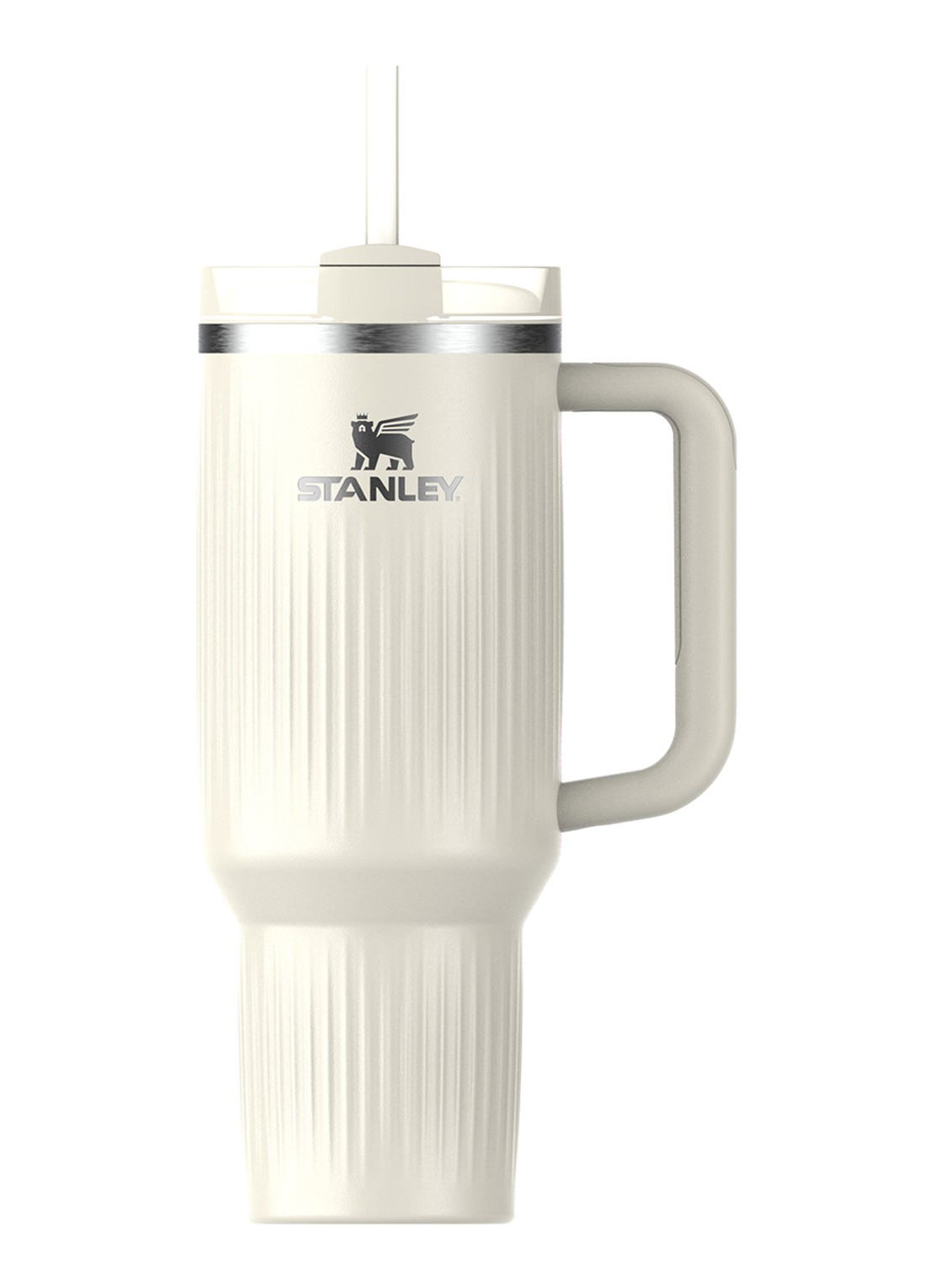 Stanley De Quencher® H2.0 Fluted thermosfles 1,18 liter - voorkant cream gloss / gebroken wit