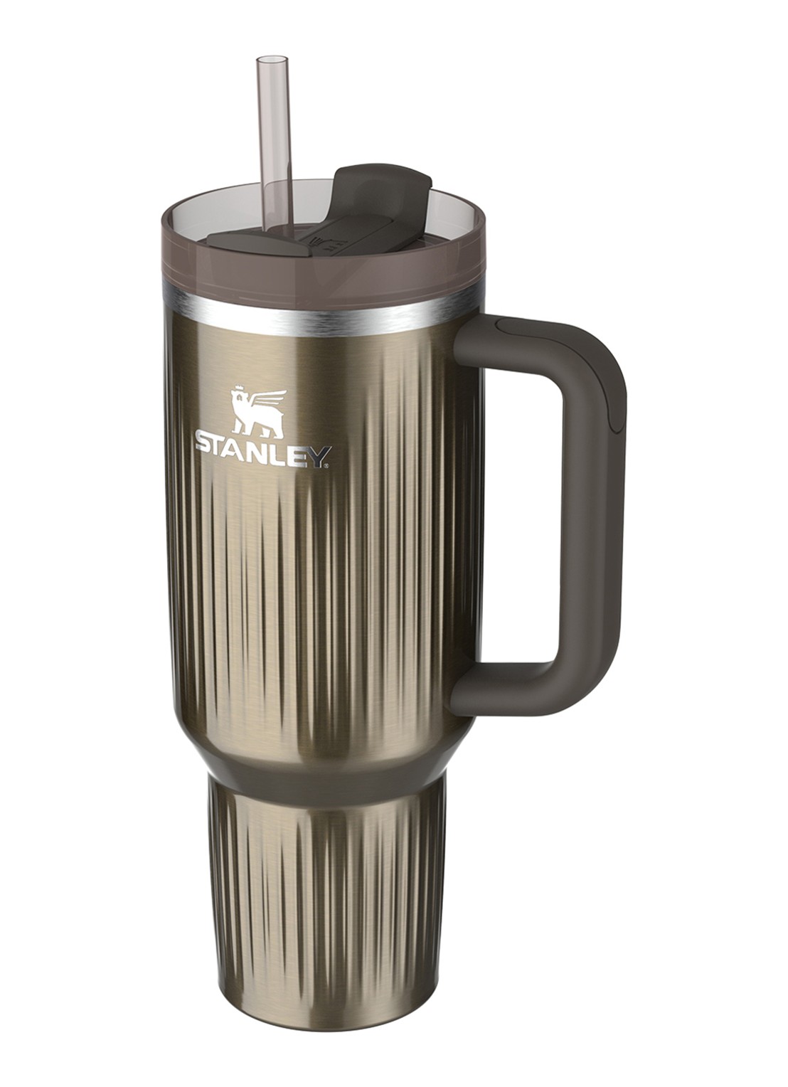 Stanley De Quencher® H2.0 Fluted thermosfles 1,18 liter - voorkant 3 gunmetal shine / antraciet