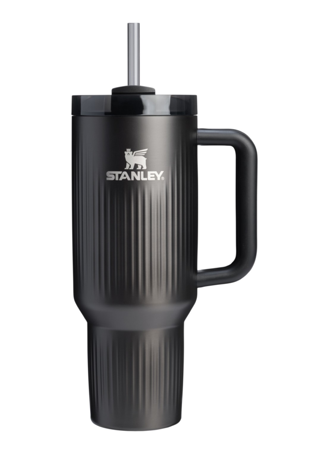 Stanley De Quencher® H2.0 Fluted thermosfles 1,18 liter - voorkant zwart