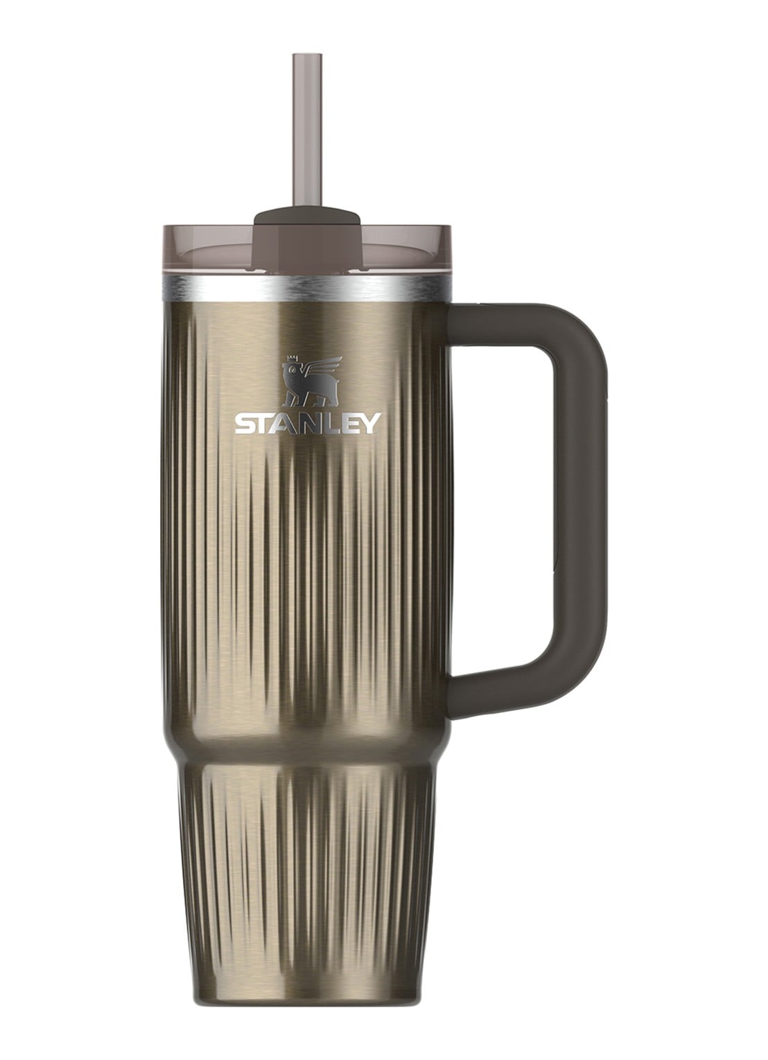 Stanley De Quencher® H2.0 Fluted thermosfles 89 cl - voorkant 2 gunmetal shine / antraciet