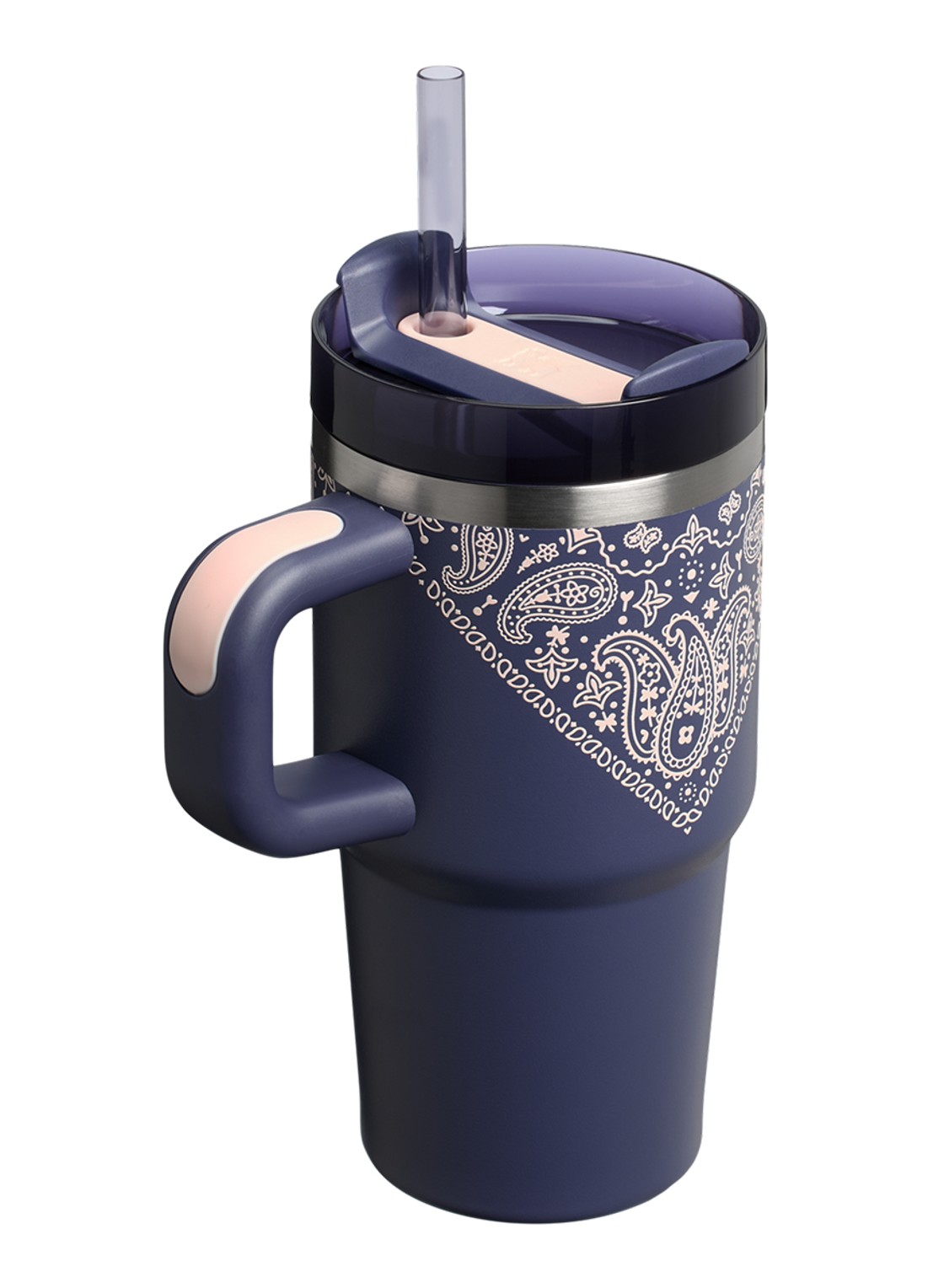 Stanley De Quencher® H2.O FlowState™ thermosfles 0,59 liter - achterkant blauw