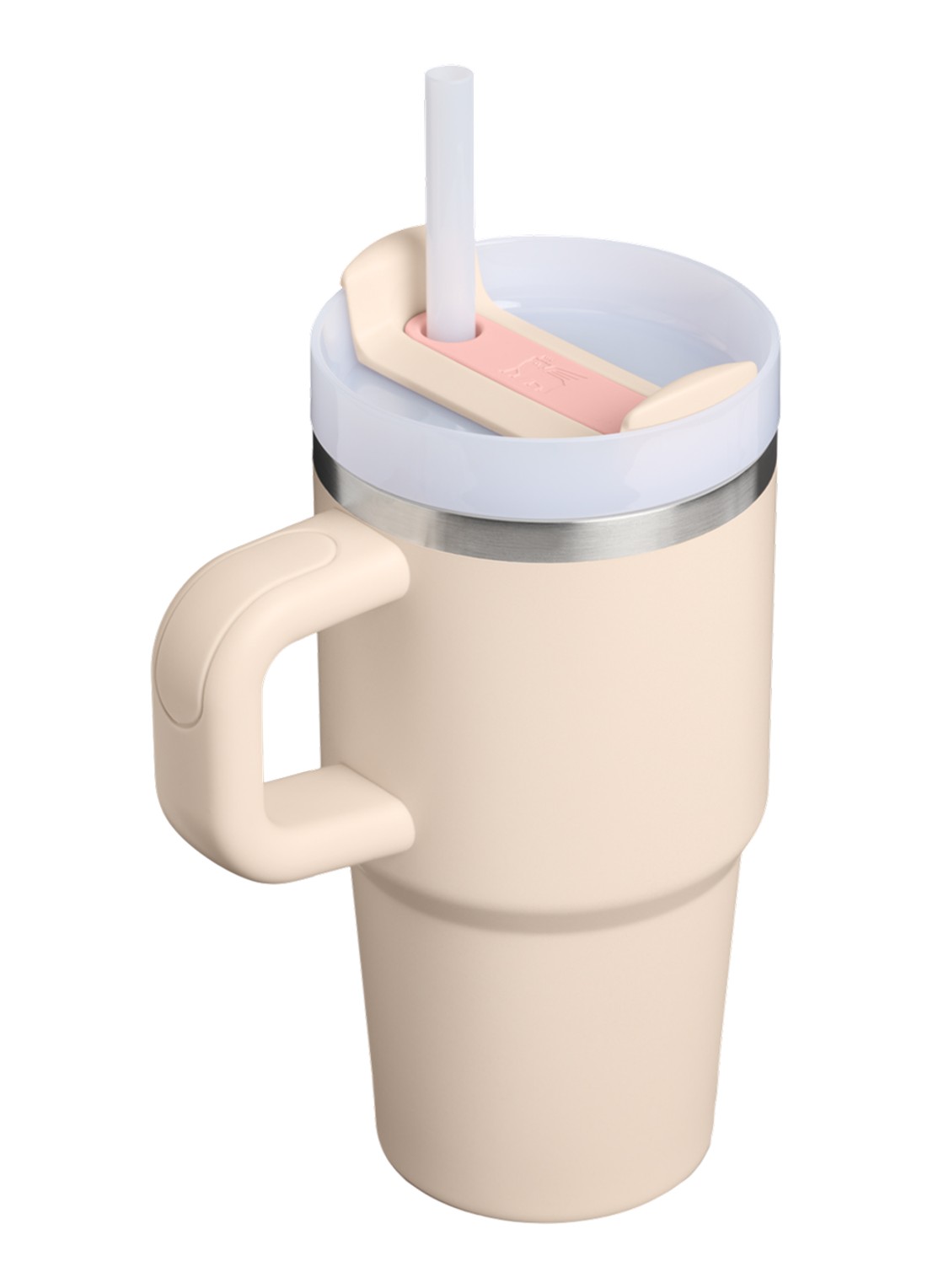 Stanley De Quencher H2.O FlowState™ thermosfles 0,59 liter - achterkant beige