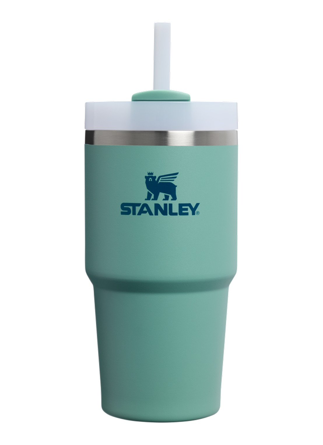 Stanley De Quencher® H2.O FlowState™ thermosfles 0,6 liter - voorkant 3 lichtgroen