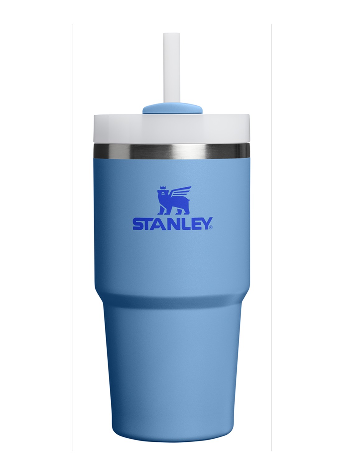 Stanley De Quencher® H2.O FlowState™ thermosfles 0,6 liter - voorkant donkerblauw